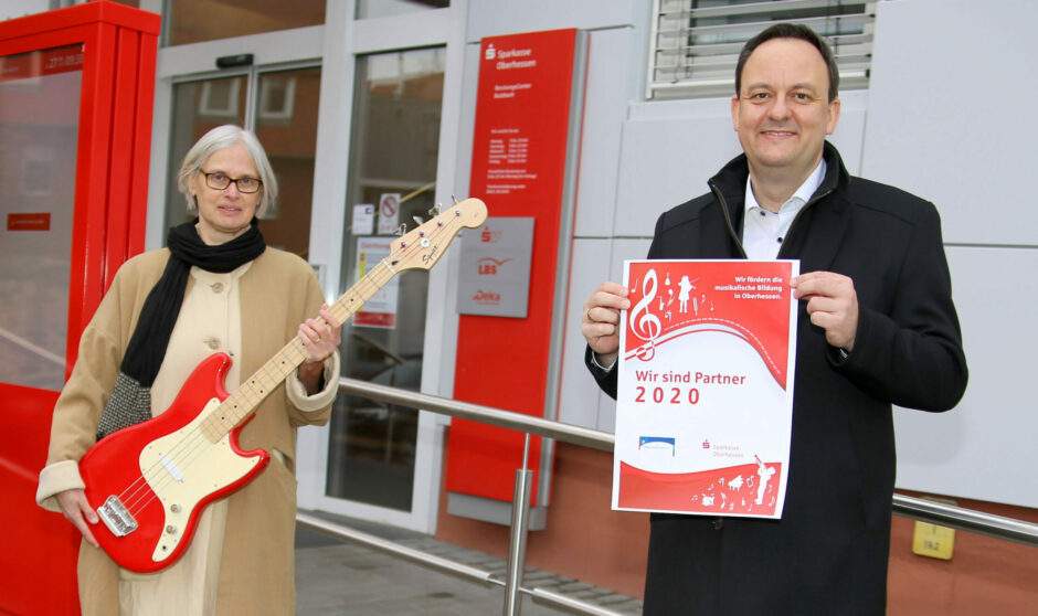 Sparkasse Oberhessen fördert Musikschule Butzbach