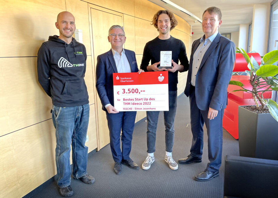 StartUp FESCHD gewinnt Ideenwettbewerb der Technischen Hochschule Mittelhessen (THM)