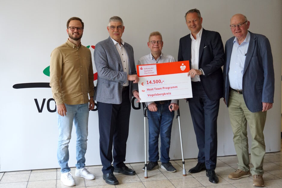 Stiftung der Sparkasse Oberhessen fördert „Host Town“ Vogelsberg mit 14.500 Euro